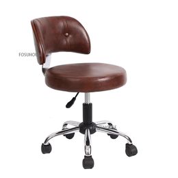 Modern Simple Office Chair Minimalist Home Bedroom Furniture Desk Swivel Chair Pulley Recliner Lift Swivel Back Computer Chairs