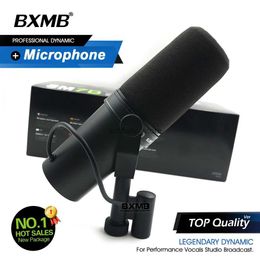 Microphones Best Quality Professional SM7B Frequency Response Microphone Aerobic Sports Dynamic for Live Vocal Karaoke StudioQ