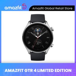 Watches 2023 New Amazfit GTR 4 Limited Edition Smart Watch 150+ Sports Modes DualBand GPS Alexa Builtin Bluetooth Calls Smartwatch