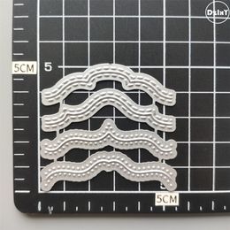 (18 Styles) New Wavy Lace Metal Cutting Dies DIY Scrapbooking Paper Photo Album Crafts Mould Punch Embossing Stencils