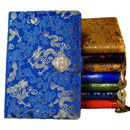 Notebooks 50 Sheets Classic Chinese Style Carved Notebook Creative Chinese Dragon Brocade Notepad Fashion Business Gift Notebook