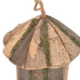 Hanging Wooden Hummingbird House Easy Assembled Mini Nest Decorative Hideout House Bird Supplies Accessories