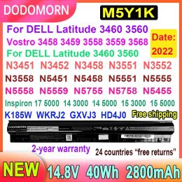 Batteries New Laptop Battery M5Y1K For Dell Inspiron 15 3000 Series 153551/3552/3567 15 5000 Series 5551/5552/5555/5558/5559 K185W WKRJ2