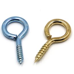 Eye Pins Eyepins Hooks Eyelets Screw 0# 1# 2# 3# 4# 5# 6# 8# 10# 12# 14# Threaded Clasps Hooks Jewelry Findings For Making DIY