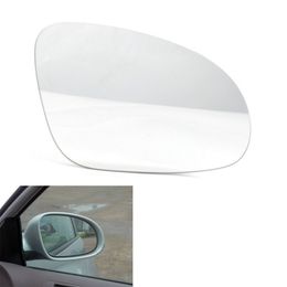 Left Right Car Side Mirror White Glass for Volkswagen VW Golf MK5 2005-2009 Lens Replacement 3C0857521/3C0857522