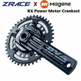 ZRACE x MAGENE RX Power Meter Crankset 2 x 10 / 11 / 12 Speed Chainset, DUB Bottom bracket,Power Crank,P505 Power Meter Spider