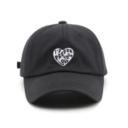 FS 2023 Brown Green Heart Embroidery Baseball Cap For Men Women Trucker Hats Adjustable Street Hip Hop Snapback Caps Gorras