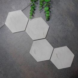 Silicone Moulds for Concrete Wall Tile Plaster Mould Terrazzo Tiles Mould Hexagonal Wall Panel Moulds Mini Wall Decor Cement Moulds