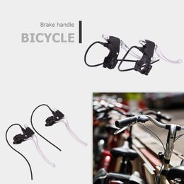 Black Alloy 1 Pair Alloy Front Rear Electric Bike Scooter Brakes Handles Replacement Cycling Accessories Motorcycle Brake Handle