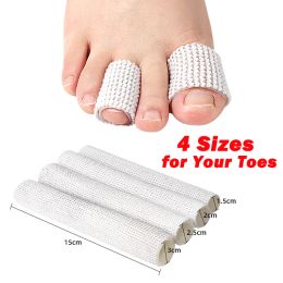 Pexmen Cuttable Toe Tubes Sleeves Protectors for Bunions Corns Calluses and Blisters Pain Relief Toe Separator Spacers