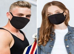 Unisex Black Face Mask Reusable Fashion Mask Anime Washable Masks Reusable Masks for Cycling Camping Travel for Men2353807