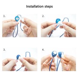 Anti-Lost Silicone Earphone Strap for SONY WF-C500 Rope Holder Headphone Cable Bluetooth-compatible Headphone Neck Cord