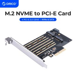 Cards ORICO PCI Express M.2Interface SSD M.2 NVME to PCIE 3.0 X4 Gen3 Convert Card Support 22302280 Size Super Speed Card