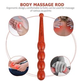 Body Massage Stick Foot Massager Acupressure Pen Mahogany Manual Acupuncture Point