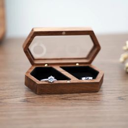 1pc High Capacity Wood Jewellery Box Travel Organiser Necklace Earring Ring Storage Women Gifts Girl Friend Lover Bead Case