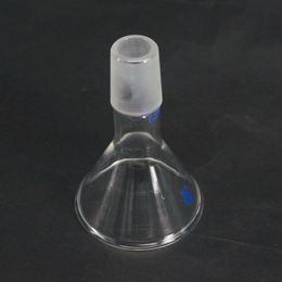 60/80/90/100mm Joint #14 #19 #24 #29 Lab Glass Powder Conical Funnel Teaching Labware