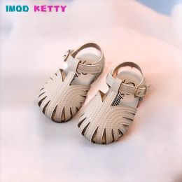 Sneakers Baby Girls Sandals 2023 Summer Personality Korean Edition Soft Sole Versatile Fashion Kids Breathable Princess NonSlip Shoes