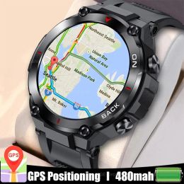Watches 2024 NEW GPS Men Smartwatch Sports Fitness Watch Bluetooth Call Reminder Health Monitoring Heart Rate Android IOS Smartwatch