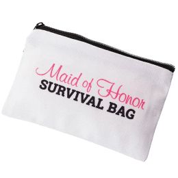 Bride to be Bridesmaid Maid of Honour Wedding Day Bachelorette hen Party Bridal Shower engagement Emergency Survival kit Bag
