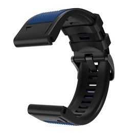 26 22mm Quick Fit Watchband For Garmin Fenix 6X Pro 5X 3 HR Enduro Silicone Easyfit Wrist Band for Garmin Fenix 6 6 Pro 5 5 Plus