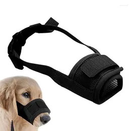 Dog Collars Pet Muzzle 1PCS Comfortable Breathable Mesh Mouth Flexible For Small Medium And Large Dogs Accessories