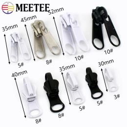 5Pcs 3# 5# 8# 10# Zipper Slider for Resin Zippers Double/Rotary Pull Tab Head Clothes Sewing Zips Puller Replaceable Accessories
