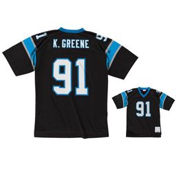 Stitched football Jerseys 91 Kevin Greene 1996 mesh Legacy Retired retro Classics Jersey Men women youth S-6XL