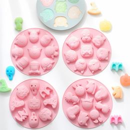 Kinds Halloween Silicone Mold Fondant Chocolate Candy Soap Easter Christmas Mould Oven Steam Useful Cake Decorating Tools Resin