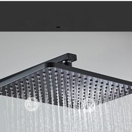 Constant Temperature Shower Set Black Digital Display Shower For Home Bathroom Pressurised Shower Head Brass Shower Faucent