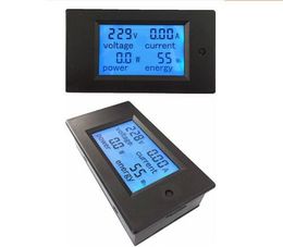AC 80-260V LCD Digital 100A Voltage Watt Power Meter Ammeter Voltmeter 110V 220V PZEM-061
