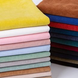 High Quality Polyester Wide Wale Corduroy Quilting Fabric for DIY Handmade Clothes Upholstery Fabric