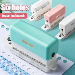 Punch 6hole Punch Looseleaf Notebook Puncher Paper Binding Punch Machine Paper Punch Paper Punches for Scrapbooking