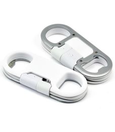 Bottle Opener Keychain Data Cable Portable 3in1 USB Charging Cord for Smart Phone SN58629983092
