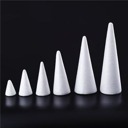 Foam Cone Cones Polystyrene Christmas Craft Tree Crafts Shapes Diy White Floral Party Shaped Supplies Modelling Forms Ornament