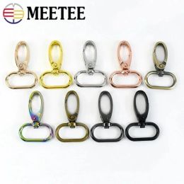 100Pcs 16/20/26/32/38mm Metal Buckles Bag Strap Lobster Swivel Carabiner Snap Hook Collar KeyChain DIY Bags Hardware Accessories