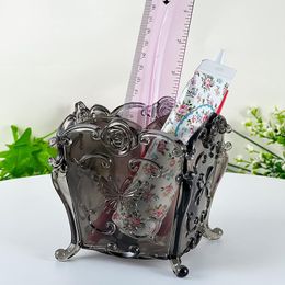 Makeup Box Cosmetic Organiser Organizador De Maquillaje Butterfly Rangement Pinceaux Maquillage Makeup Brush Storage Pen Holder