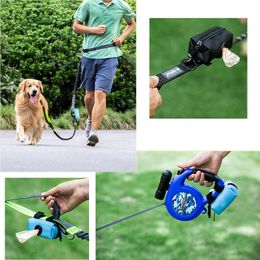 1PC Pet Puppy Cat Pick Up Poop Bag Dispenser Portable Dog Poop Waste Bag Holder Outdoor Pets Supplies Garbage Bags Organiser