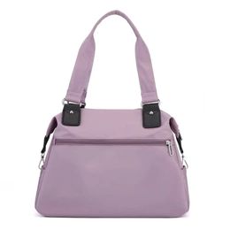Nylon Tote Bag Fashion Handbag Large Capacity Shopping Crossbody Waterproof Shoulder 240410
