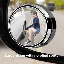 Auto rearview mirror Small round mirror glass adjustable super clear infinity auxiliary reversing reflector car accessories