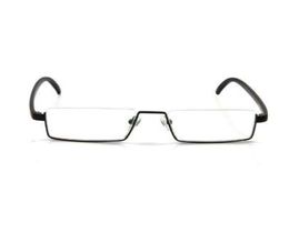 TR90 Half Rim Reading Glasses Slim Portable Black Compact Reader With Box Strength 10 40 2043211