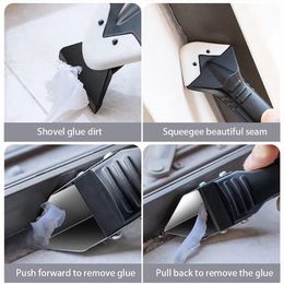 Silicone Scraper Remover Caulk Finisher Sealant Nozzle Scraper Sets Multifunctional Grout Remover Spatula Caulking Kit Tools