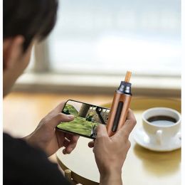 Walnut Mini Portable Ashtray For Outside Car Ashtrays Cigarettes Cover Handheld Wood Cigarette Holder For Working Driveing