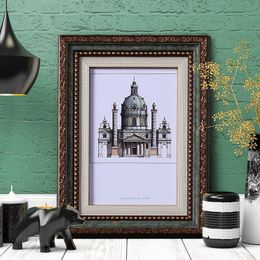 Court Retro Style Photo Frame, Home Decoration, Picture Frame, Three-Dimensional Photo Frame, New , Office Desktop Ornament