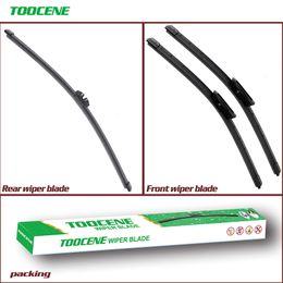 Front and Rear Wiper Blade For Renault Clio 4 2012 Onwards Windshield Rubber Brush Car Accessories 24+14+10