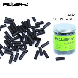 RISK Plastic 4mm 5mm Bicycle Brake & Shift Cable End Caps MTB Road Bike Derailleur Cable Housing Cover Shift Brake Wire Tip Cap