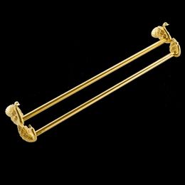 Vidric Bathroom Accessories Set Golden Colour Swan Toilet Paper Rack Roll Holder,Soap/Hook/Towel Bar/Brush set Holder MB-0969A