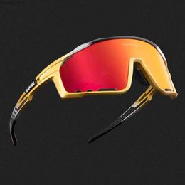 Outdoor Eyewear Kapvoe Polarized Cycling Glasses for Men Sunglasses Mountain Bike Bicycle Eyewear Women Sports Goggles Road Speed Skating Y240410Y240418A9Y4