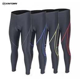 XINTOWN Team Outdoor Cycling Ropa Ciclismo Winter Men Bike Bicycle Pants Gel 3D Padded Tight Trouser 4-Colors