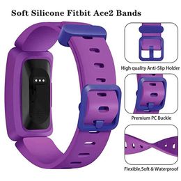 Silicone Wrist Band Strap For Fitbit Ace 2 Kids Watch Replacement Belt Bracelet Wristbands For Fitbit Inspire/Inspire HR