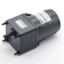 40W 220V metal gear AC gear motor large torque pure copper wire speed forward and reverse motor + speed governor